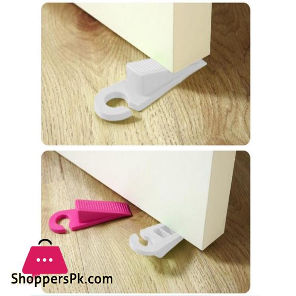 Door Stopper Pack of 2 with Hanging Rubber Hook Decorative Door Stops Door Wedge Stop Door Stopper for House Bedroom Office Doors Baby Safety Protection