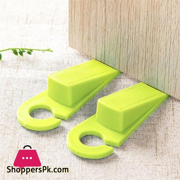Door Stopper Pack of 2 with Hanging Rubber Hook Decorative Door Stops Door Wedge Stop Door Stopper for House Bedroom Office Doors Baby Safety Protection