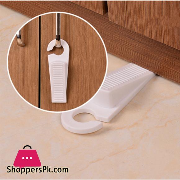 Door Stopper Pack of 2 with Hanging Rubber Hook Decorative Door Stops Door Wedge Stop Door Stopper for House Bedroom Office Doors Baby Safety Protection