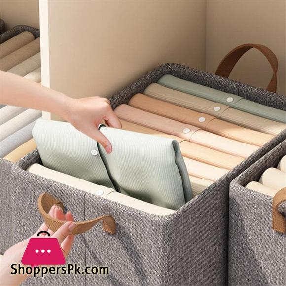 Durable Closet Organizer Efficient Stackable Jeans Organization Storage Box for Home organization Wardrobe Management