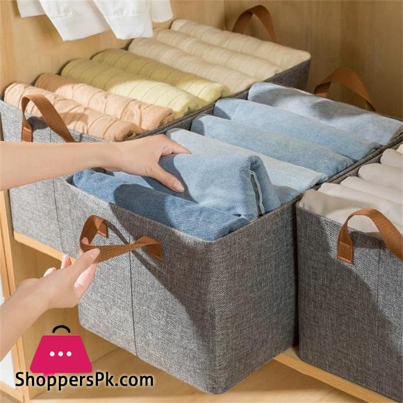 Durable Closet Organizer Efficient Stackable Jeans Organization Storage Box for Home organization Wardrobe Management