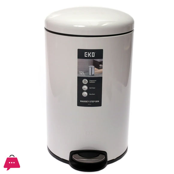 EKO Maggey Step Bin Stainless Steel in Pakistan