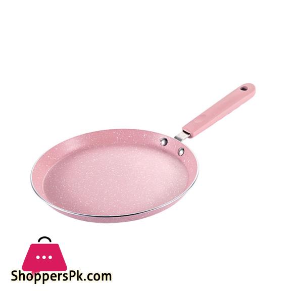 Flat Bottom Pan Pink Non-Stick Pot for Gas Stoves and Cooker Use Mini Omelettes Fried Eggs Pancake Baking Pans Multifunctional