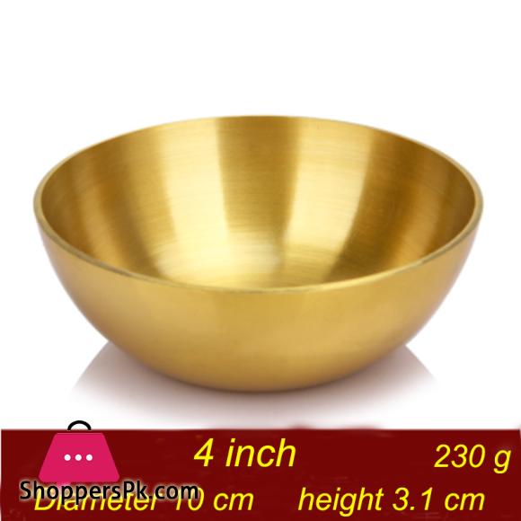 Golden Bowl Stainless Steel Salad Bowl 29cm