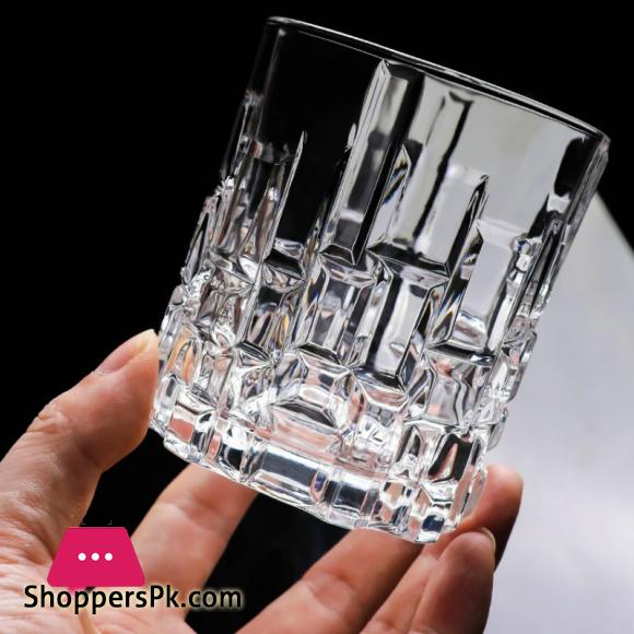 KANRAS Chinese Crystal Cut Tumbler Set of 6