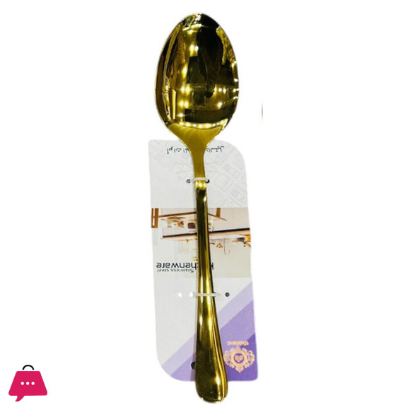 Stainless Steel Golden Currery Serving Spoon