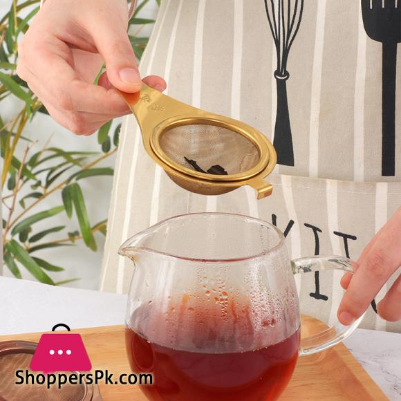 Stainless Steel Tea Strainer Easy Clean Loose Leaf Traditional Hanging Herbal