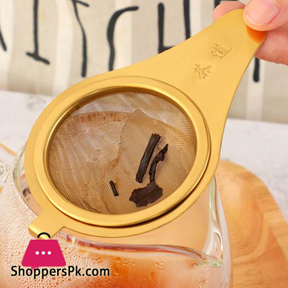 Stainless Steel Tea Strainer Easy Clean Loose Leaf Traditional Hanging Herbal