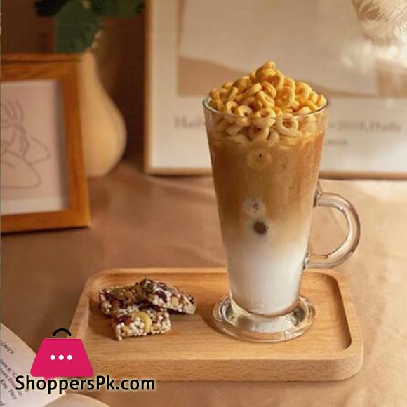 Danny Home Tall Costa Latte Glass Juice Cocktail Mug Set of 2