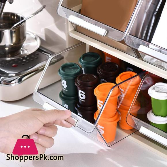 Tea Bag Shelf Organizer Coffee Pod Organizer Large Capacity Tea Bag Holder Two layers