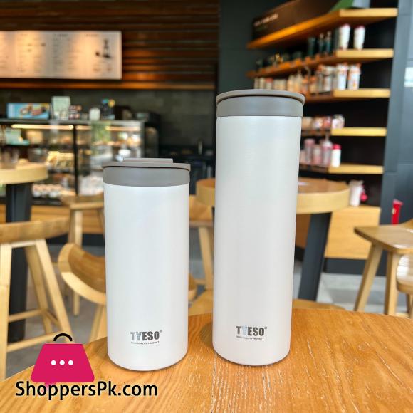 Tyeso Stainless Steel Double Wtih Lock Leak-Proof Fashion Thermos Vacuum Flask 350 ML