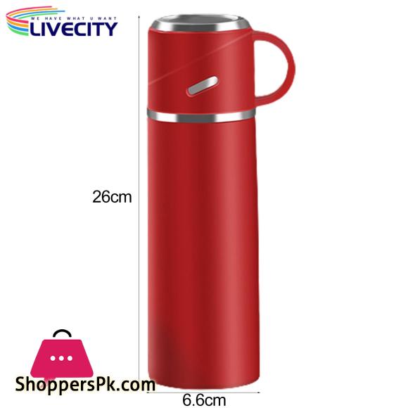 WATER BOTTLE ELEGANT STYLISH KEEPS DRINK HOT & COLD 580 Ml