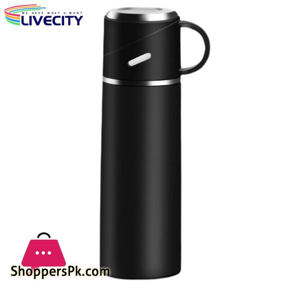 WATER BOTTLE ELEGANT STYLISH KEEPS DRINK HOT & COLD 580 Ml