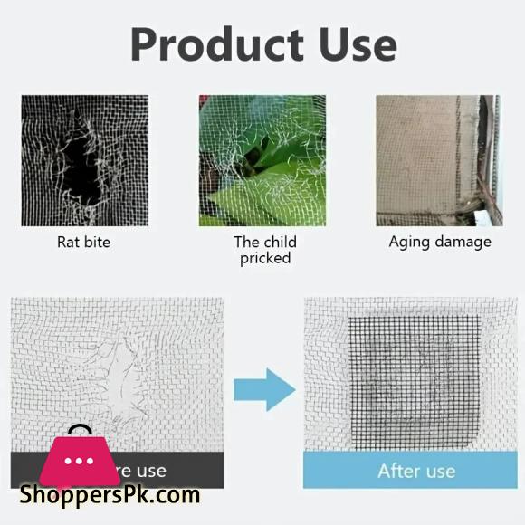 Window Screen Repair Tape Self Adhesive Mesh Tape Net Door Fix Patch Anti Insect Holes Repairing
