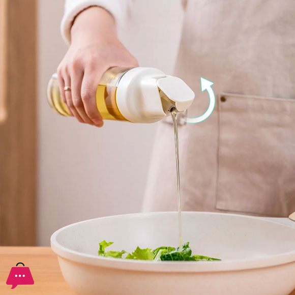 Auto on 510ml Oil Dispenser Bottle Glass