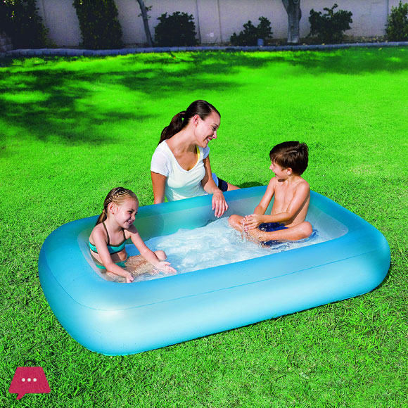 Bestway Aquababe Pool with Inflatable Bottom 65 x 41 x 10 Inch - 51115