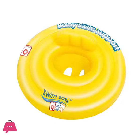 Bestway Inflatable Float Ring Yellow Color Swimming Baby Seat - 32096