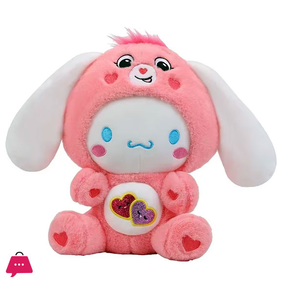 Cartoon Care Bears Cross-Dressing Hello Kitty Big Plush Toy Rainbow Bear Plush Doll Bedroom Pillow Kid Birthday Gift