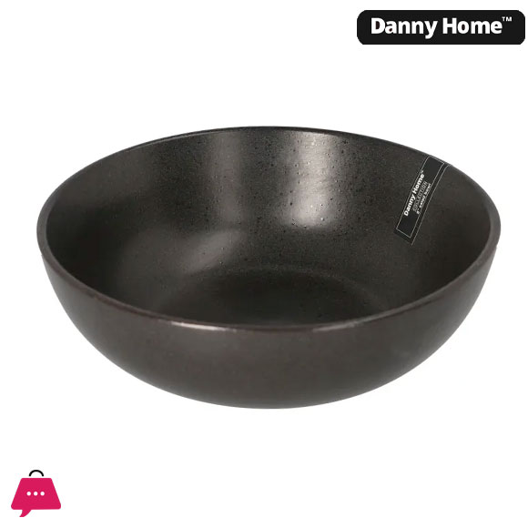 Danny Home Black Salad Bowl 8 Inch