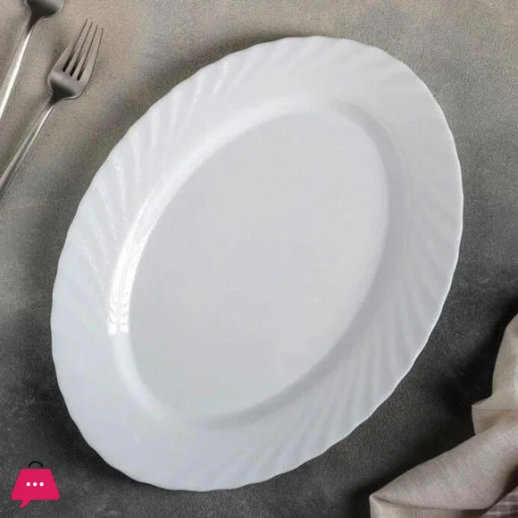 Danny Home Ceramic Serving Plate 14 Inch