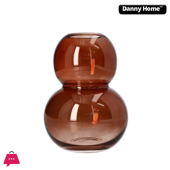 Danny Home Glass Plant Vase 18cm