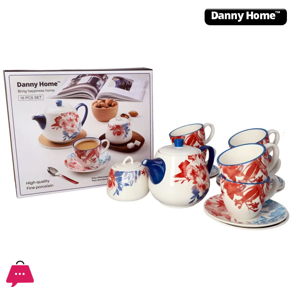 Danny Home Porcelain Tea Set 16Pcs