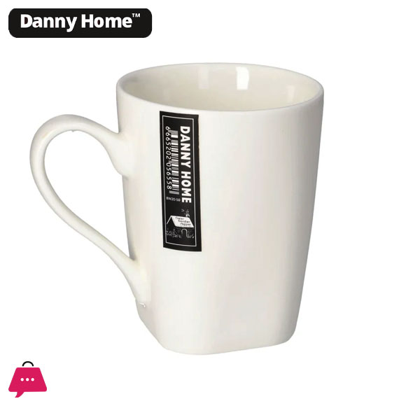 Danny Home White Ceramic Coffee Mug 300ml