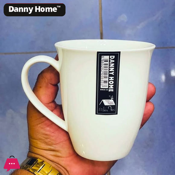 Danny Home White Ceramic Coffee Mug 350ml