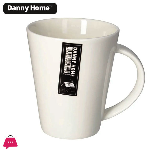 Danny Home White Ceramic Coffee Mug 400ml