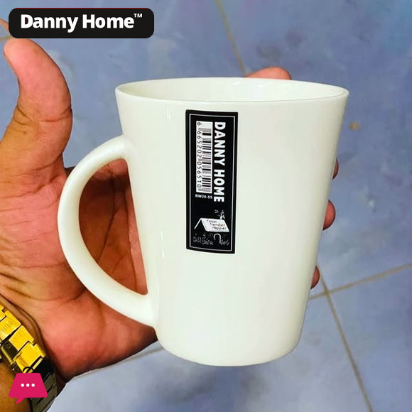 Danny Home White Ceramic Coffee Mug 400ml