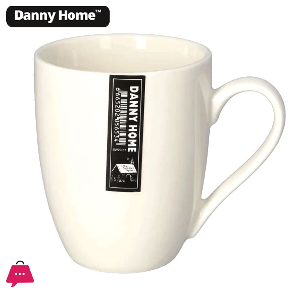 Danny Home White Ceramic Mug 350ml