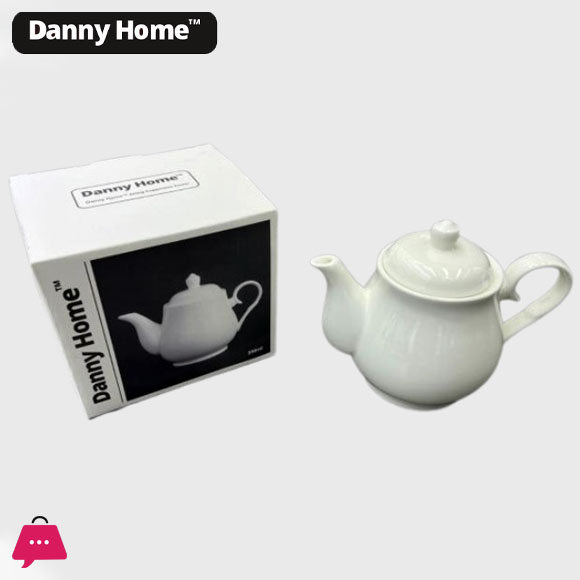 Danny Home White Porcelain Teapot 550ml