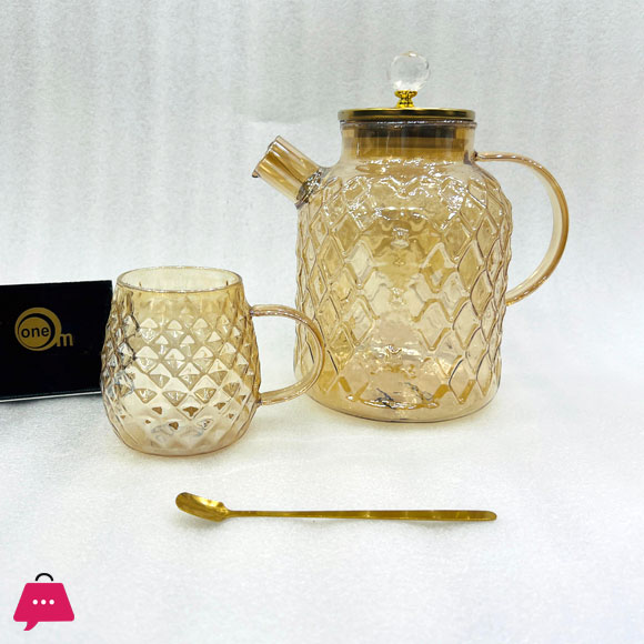 Diamond Glass Tea Set of 13