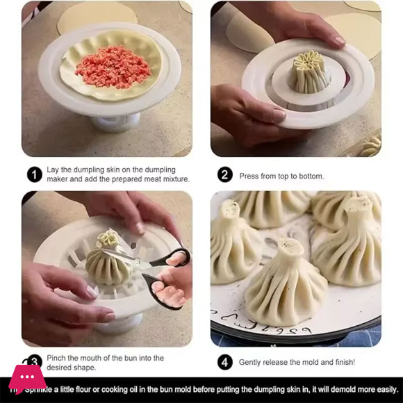 Flower Shaped Bun & Dumpling Machine