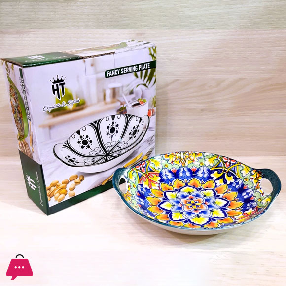 HT Ceramic Serving Dish 9 Inch