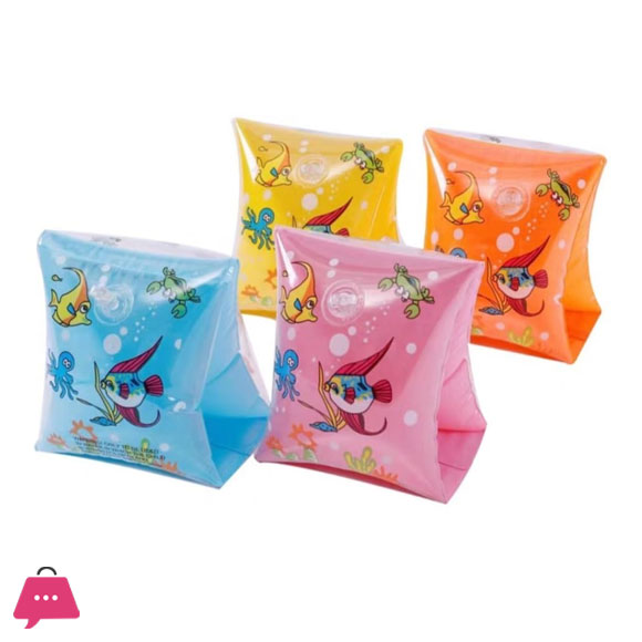 Intex Inflatable Arm Bands for Swimming Multicolor Fun Fish Farm Band 23 cm x 15 cm