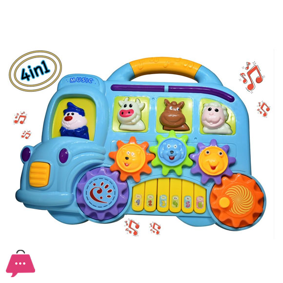 Premium Quality Electric Car Type Musical Toys Keyboard Piano for Kids