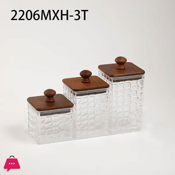 New Airtight Acrylic Jars