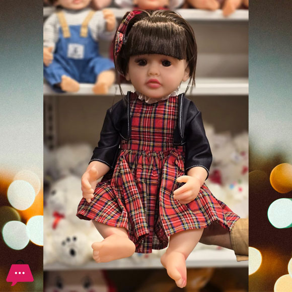Silicone Vinyl Newborn Reborn Baby Doll Toy – 55 cm