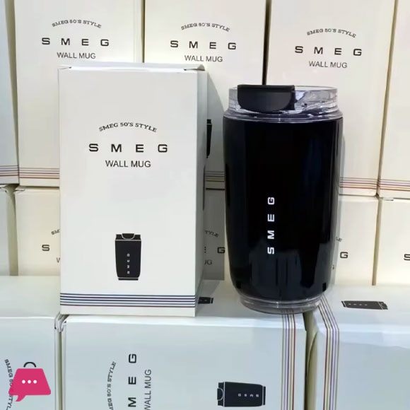 SMEG Tumbler Stainless Steel Tumbler Coffee Mug Insulated Travel Vacuum Flasks Drinking Mug