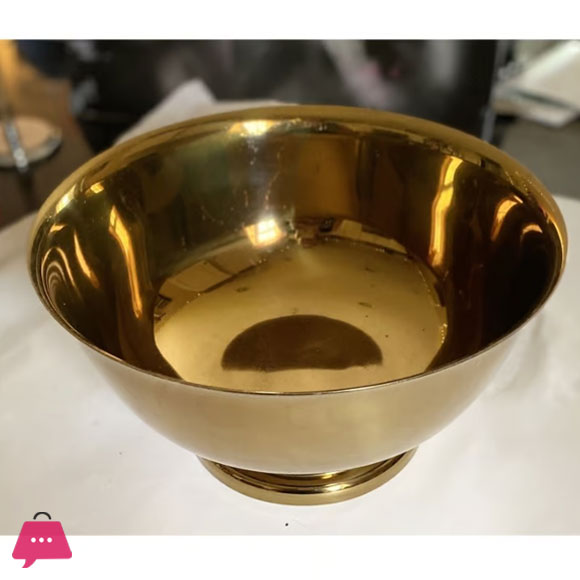 Stainless Steel Bowl Golden Bowl Curve 13 CM