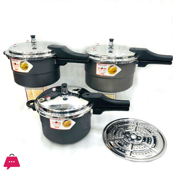 Yijiayuan Pressure Cooker with Steamer Kitchen Induction Nonstick Rapid Cooking Cooker with Steamer