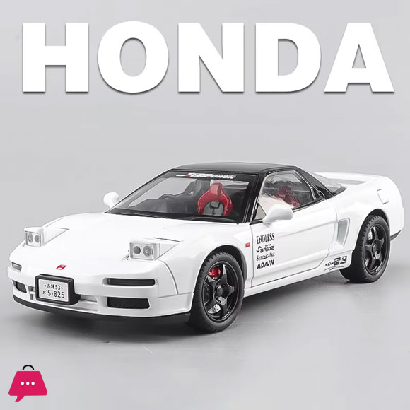 1:22 Honda Acura NSX NA1 Supercar Alloy Car Model Sound and Light