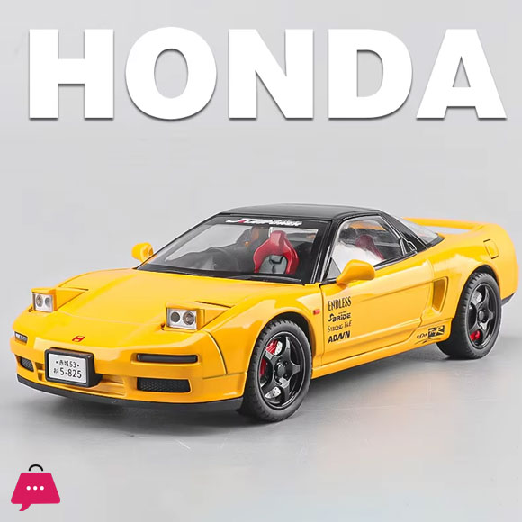 1:22 Honda Acura NSX NA1 Supercar Alloy Car Model Sound and Light