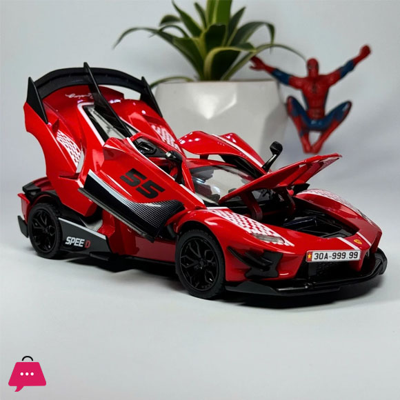 1:24 Ferrari FXX K Supercar Alloy Metal Diecast Car Model Sound & Light Collection Hobby Decorative