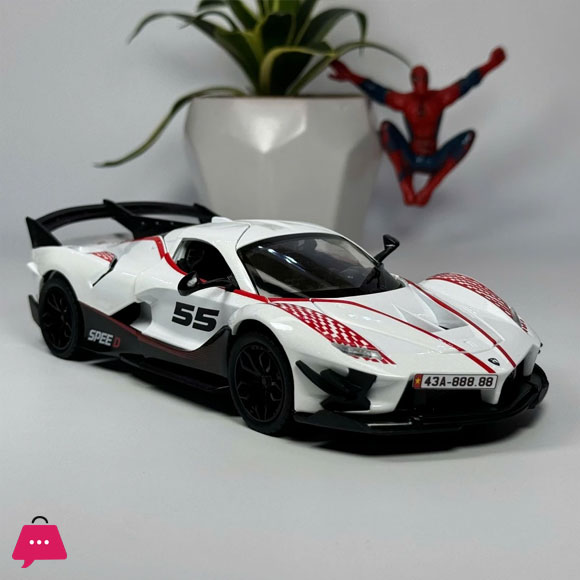 1:24 Ferrari FXX K Supercar Alloy Metal Diecast Car Model Sound & Light Collection Hobby Decorative