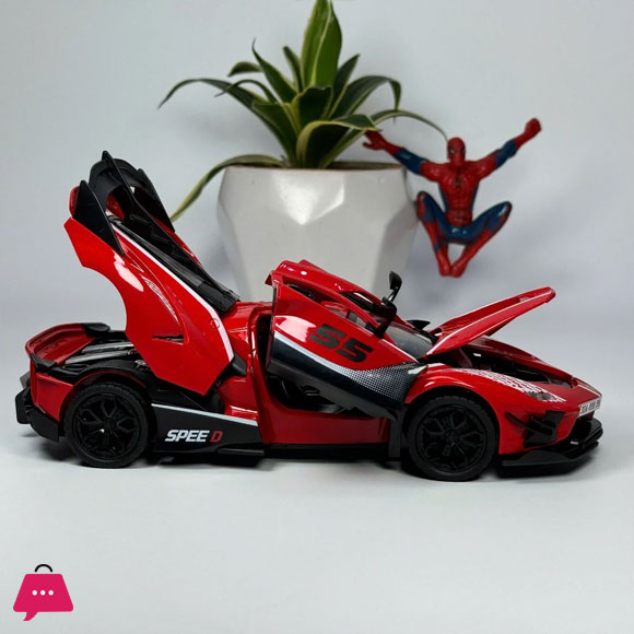 1:24 Ferrari FXX K Supercar Alloy Metal Diecast Car Model Sound & Light Collection Hobby Decorative