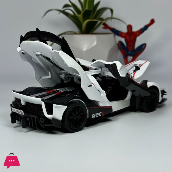1:24 Ferrari FXX K Supercar Alloy Metal Diecast Car Model Sound & Light Collection Hobby Decorative