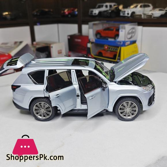 1:24 Scale Lexus LX600 Diecast Model Alloy Car lights & Sound