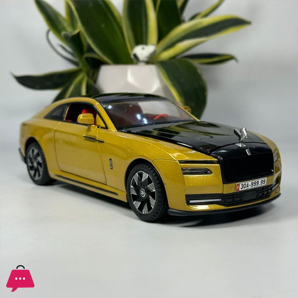 1:24 Scale Rolls Royce Spectre Alloy Car Model Sound Light Collective Casting Metal Toys Vehicles